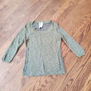 Green Lace Back Shirt